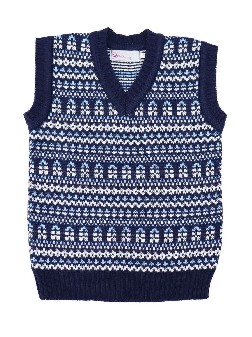 Жилетка вязаная