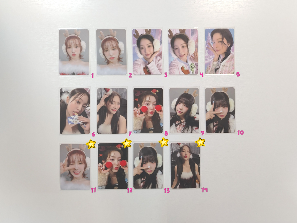 Фотокарты Red Velvet - Pink Christmas 2022