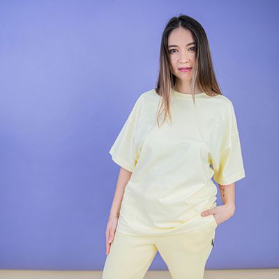 Unisex oversized T-shirt - Daffodil