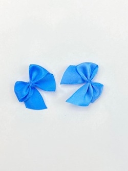 Бантик голубой 3,5 см