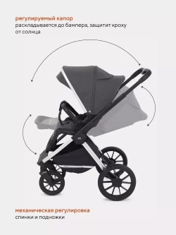 Коляска универсальная 3 в 1 Mowbaby Tilda