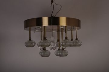 Люстра потолочная MANNE PL.7442-12+5(BR) d60