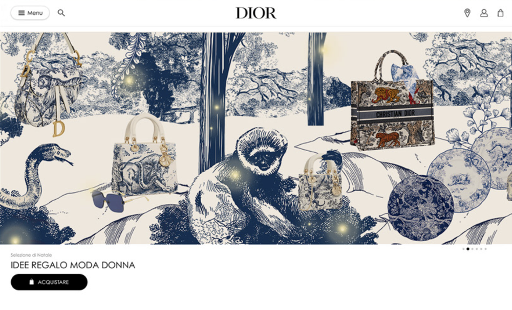 Круглая тканевая шкатулка для украшений Dior Beauty