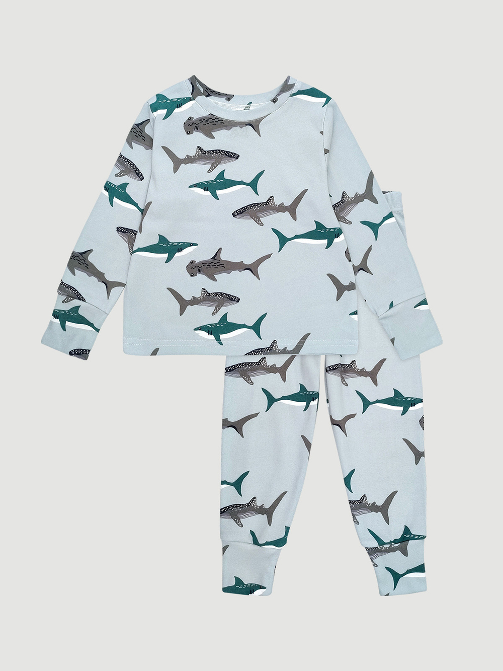 Пижама Mjölk Акулы, на манжетах