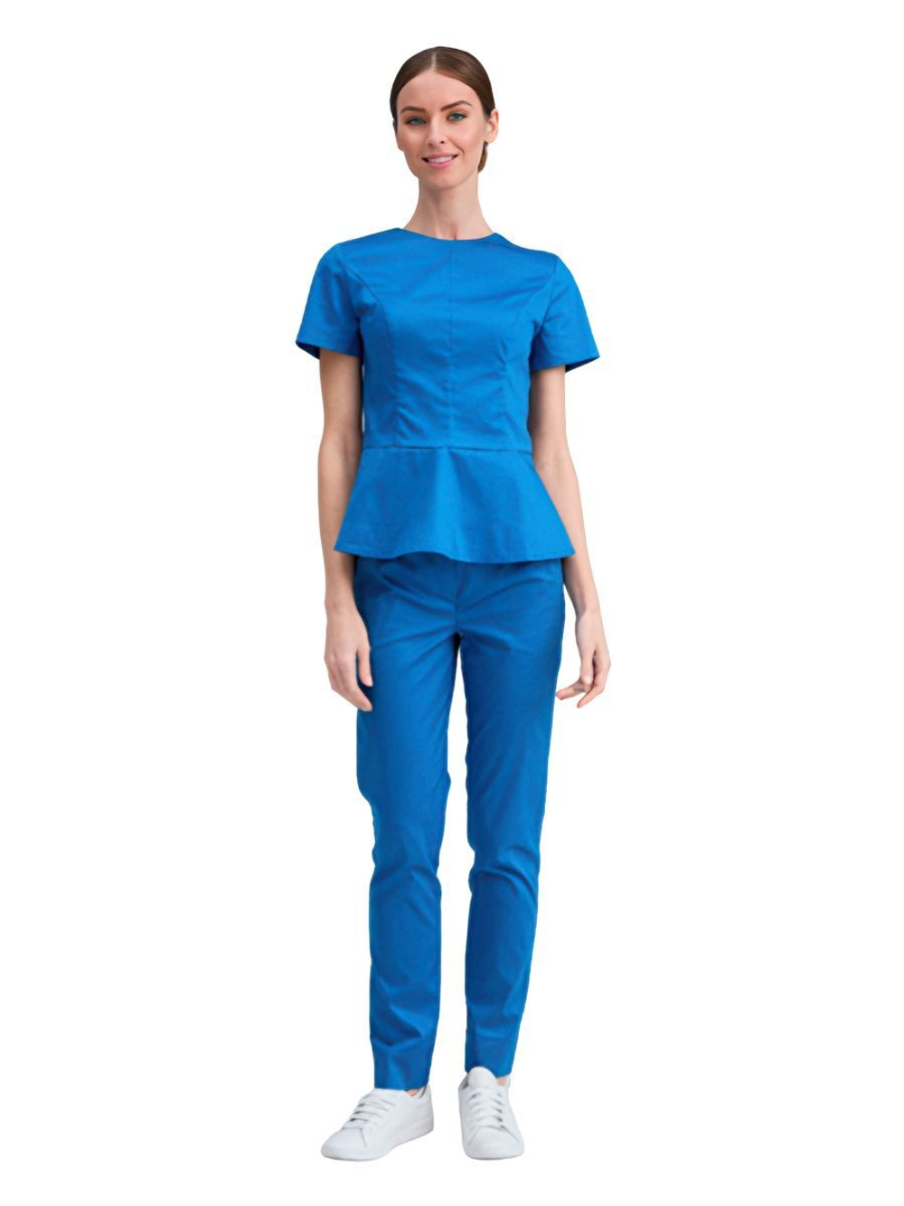 Туника медицинская женская Dr. Nice DRN477 "Алекс", с коротким рукавом, розовый, 42