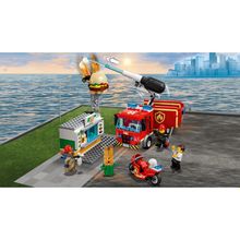 Пожар в бургер-кафе City Fire LEGO 60214