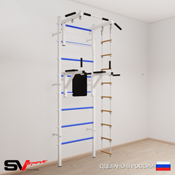 Шведская стенка Sv Sport усиленная 672 (Турник стандарт/Брусья/Лестница)