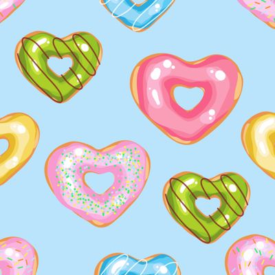 Пончики-сердечки