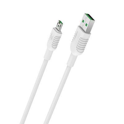 Кабель Borofone BX33 USB-microUSB 4A 1м PVC White
