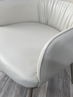 Стул BRUNO Milk T1-02, PU / шампань, ®DISAUR