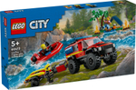 Конструктор LEGO City 60412 Пожарная машина со спасательной лодкой