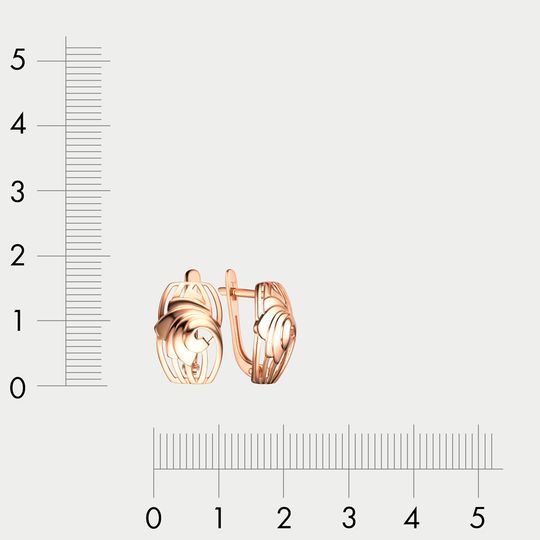 Серьги золотые