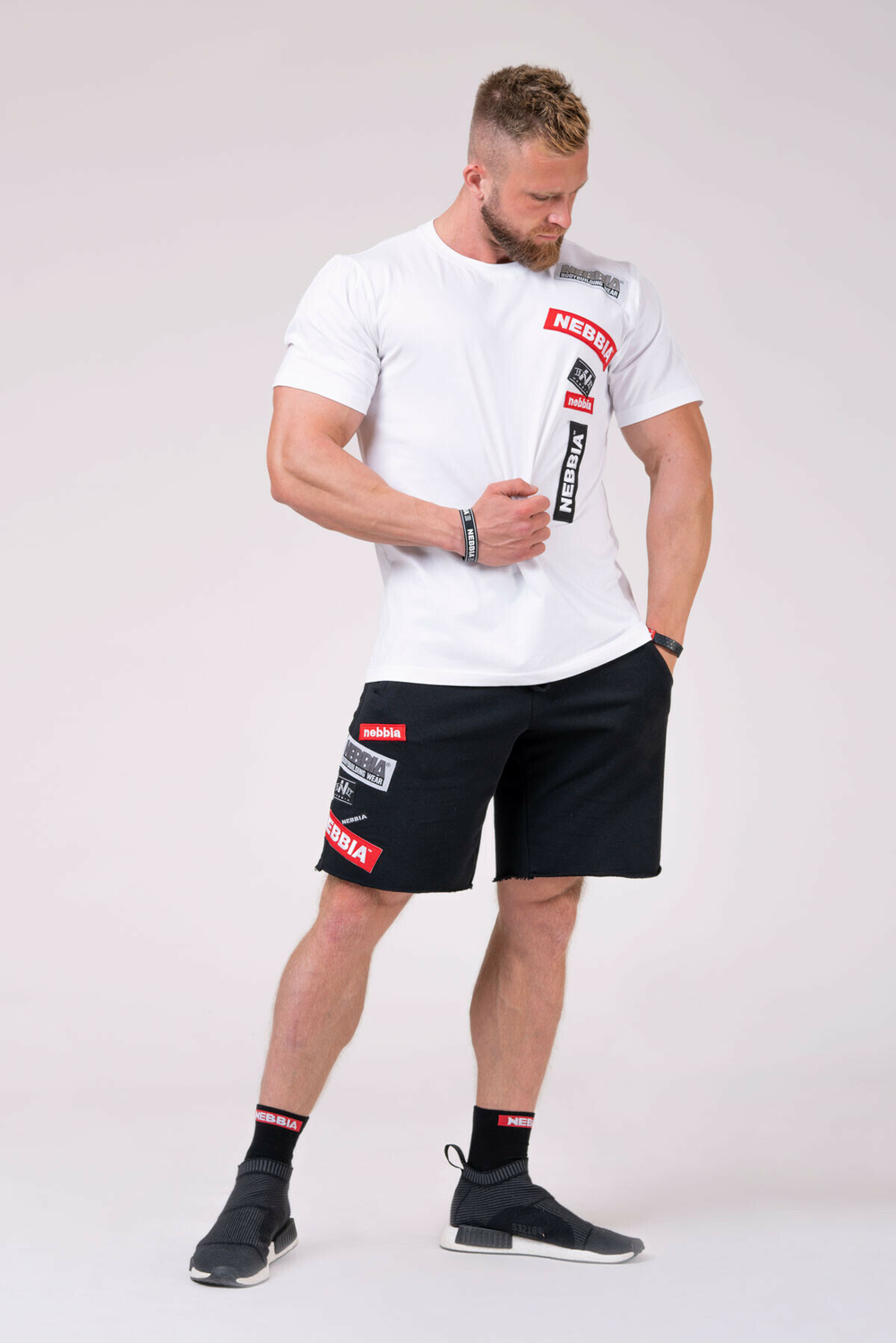 Футболка NEBBIA Labels T-shirt 171 Белая