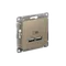 Розетка USB AtlasDesign тип A+A 5В 1х2.1А 2х1.05А механизм шампань SE ATN000533