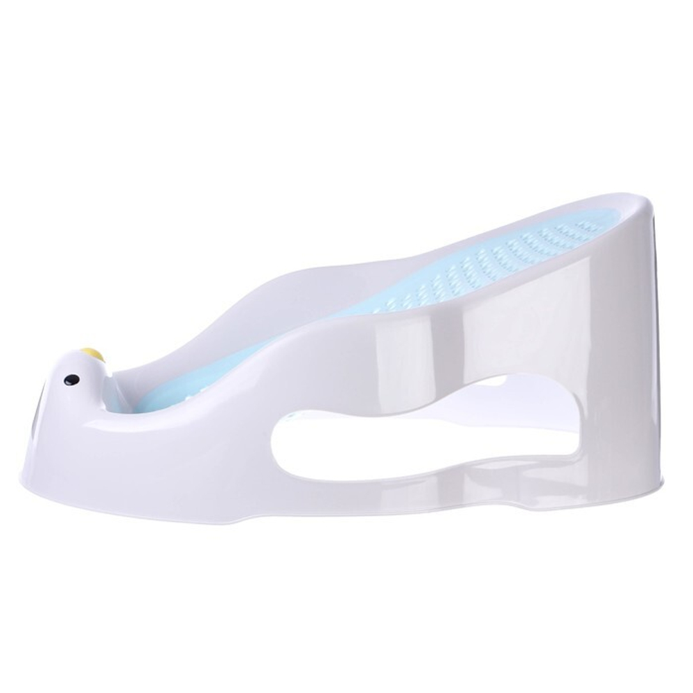 7522645 Лежак - горка для купания, цвет белый/розовый