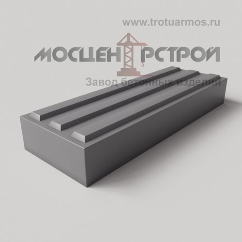 Тактильная Полоса 500х180х80 Продольный Риф