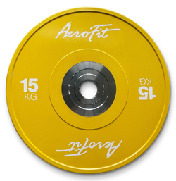 AeroFit AFBDC 15 кг бамперные диски для кроссфита, цветные