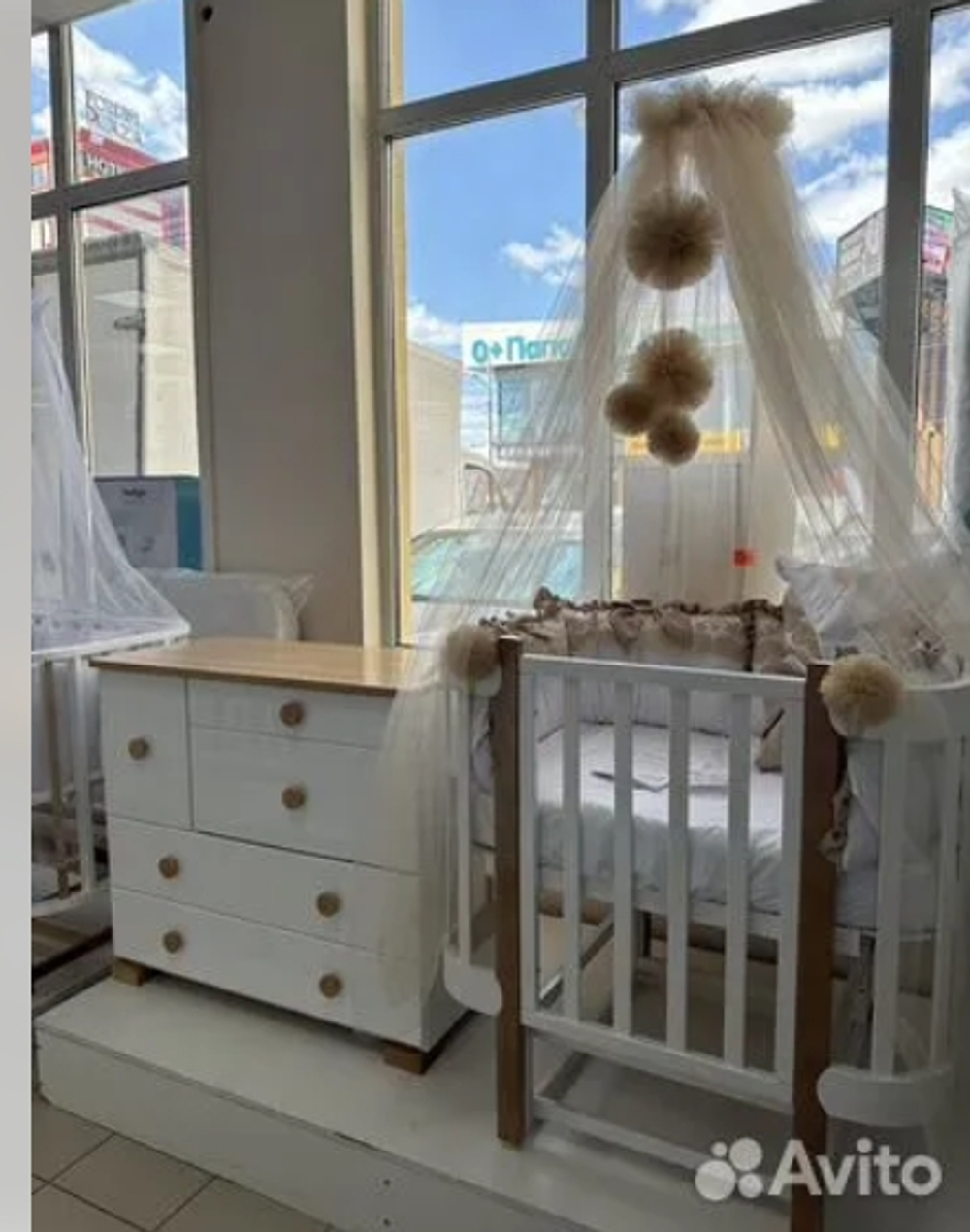 АКЦИЯ! Кровать трансформер 3в1 с маятником и колесами