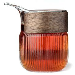 Чахай с деревянным ободком, стекло, 290 мл