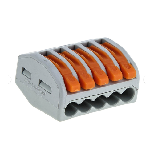 EKF СМК-415 клеммная колодка с рычагом 5х0,08-2,5мм2 тип WAGO plc-smk-415