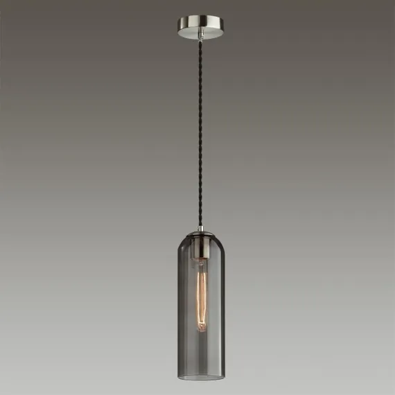 4805/1 PENDANT ODL21 483 никель/дымчатый Подвес E27 1*60W VOSTI