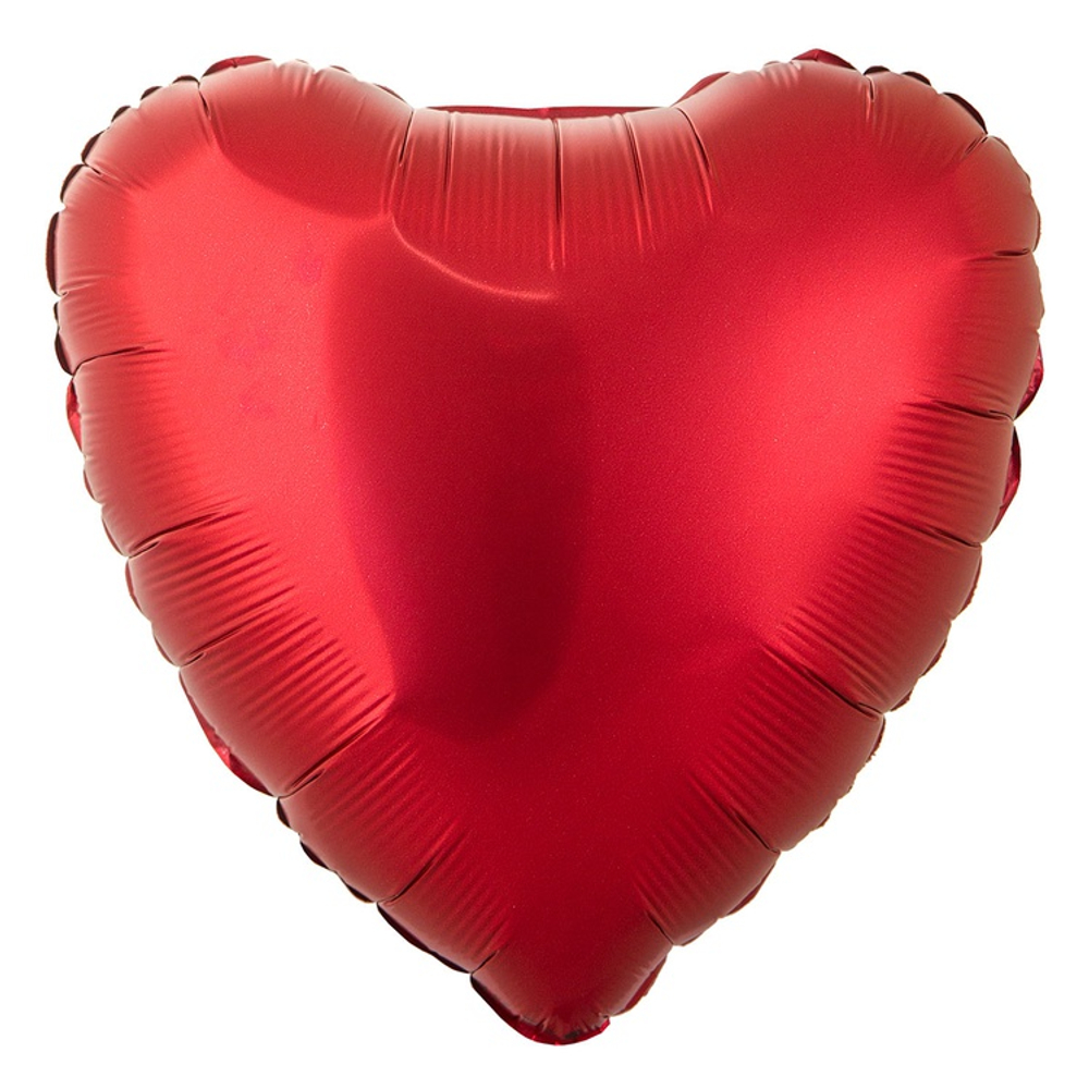 Шар фольгированный Сердце 46 см (Красный)