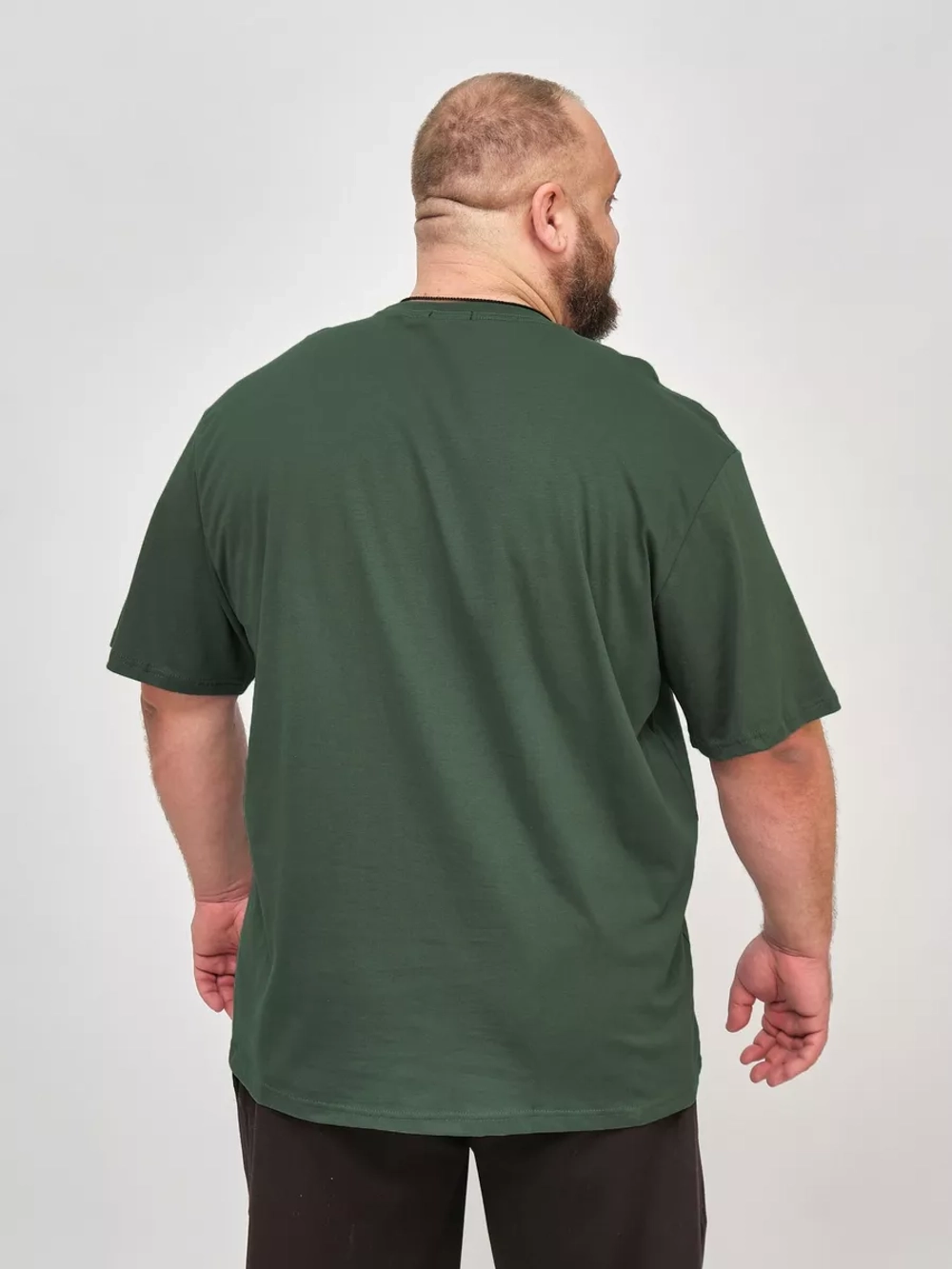 футболка оверсайз базовая больших размеров