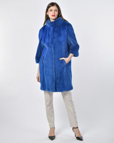 Шуба из меха норки