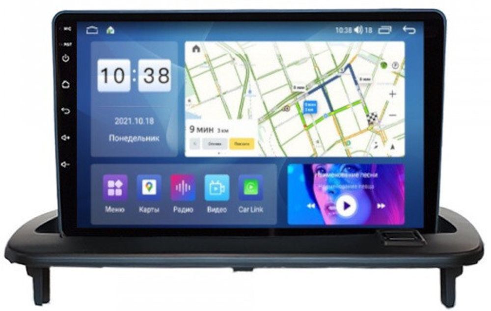 Магнитола для Volvo S40/V50 2004-2012, C30 2006-2012 - Parafar PF187XHD на Android 13, 8-ядер, 4Гб+64Гб, CarPlay, 4G SIM-слот