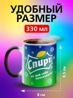 Кружка хамелеон с приколом "Я предприниматель"