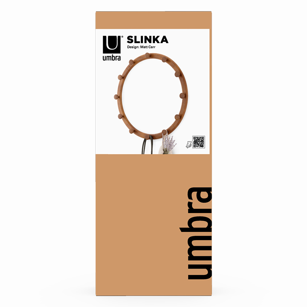 Вешалка настенная slinka, орех