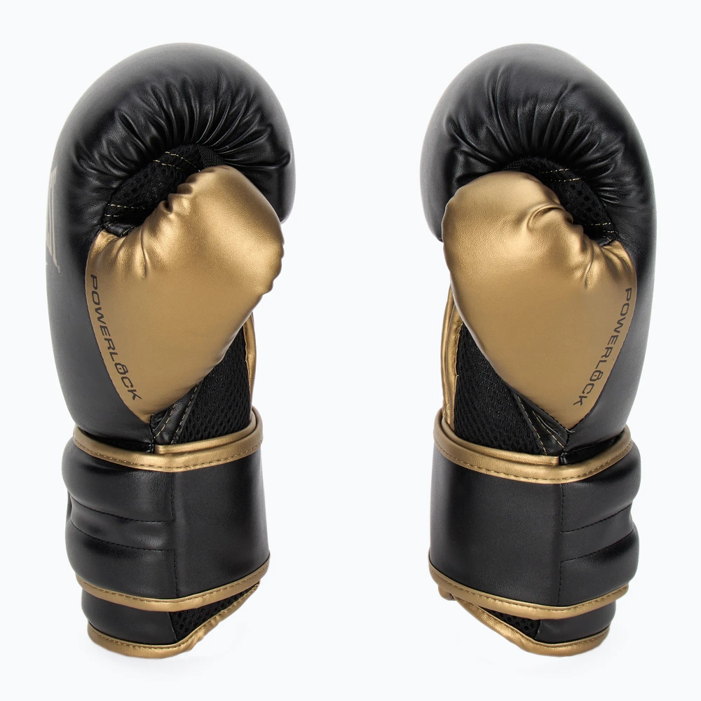 Боксёрские перчатки Everlast Powerlock 2 black/gold
