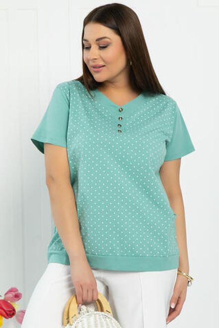 Блуза Ваниль (олива) Б12852-20М LT Collection