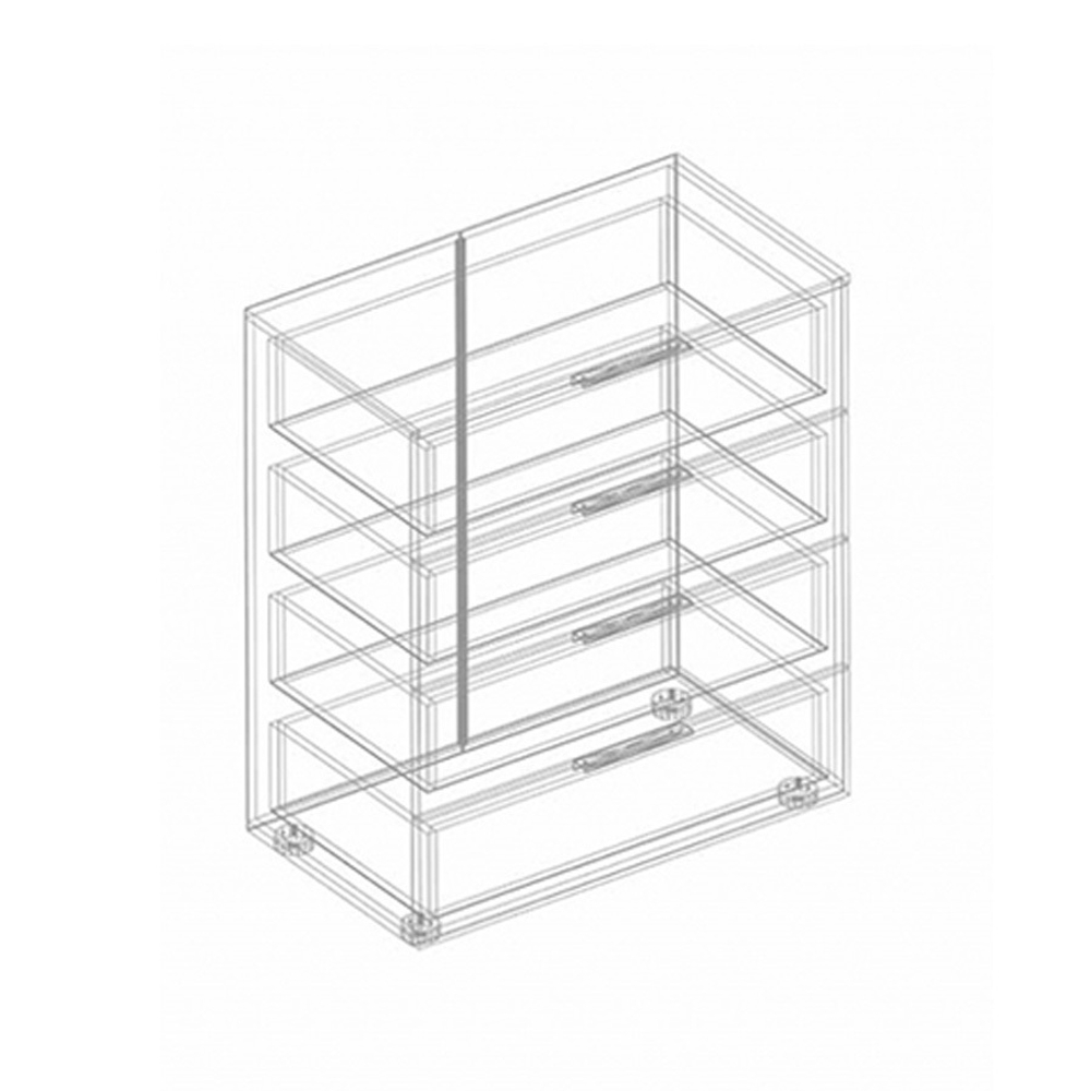 Тефия Комод 4 ящика