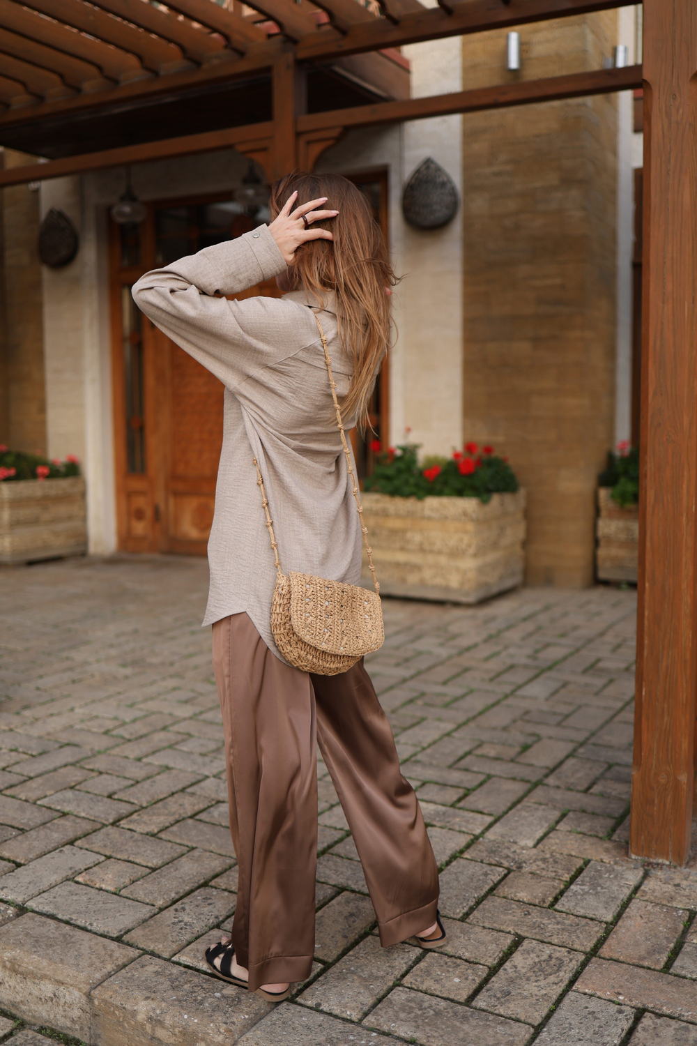 Рубашка реглан "Коричневый мусс"