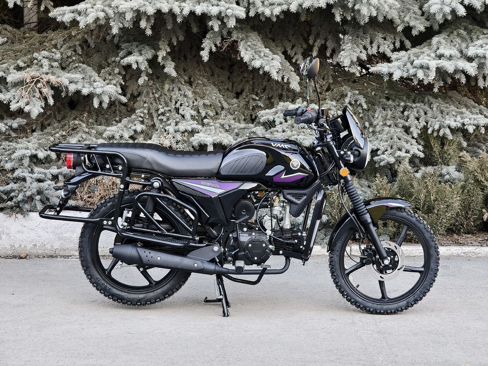 Мопед VMC NOVA CM48Q(110cc) R1100 черный-фиолетовый