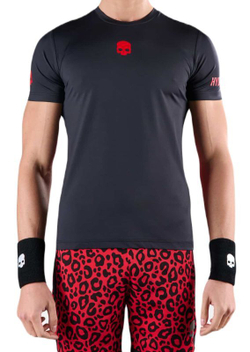 Теннисная футболка Hydrogen Panther Tech T-Shirt - black/red