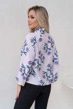 Блуза Агата (цветочный принт) Б11-236/4 Nikol (Акция)