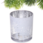 Подсвечник «Зимнее сияние» 7*7,8 см, Белый