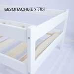 Кровать подростковая "Софа Мини" 140*70 см белая 1 борт (СЧ)