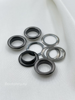 Люверсы темный никель (графитовые)