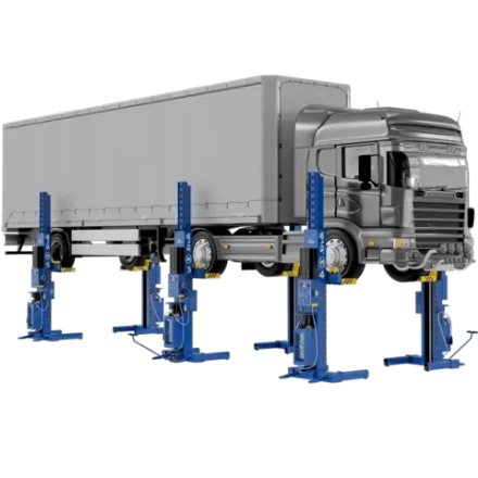 Электрогидравлический подкатной подъёмник ПГП-36000 Синий RAL5017