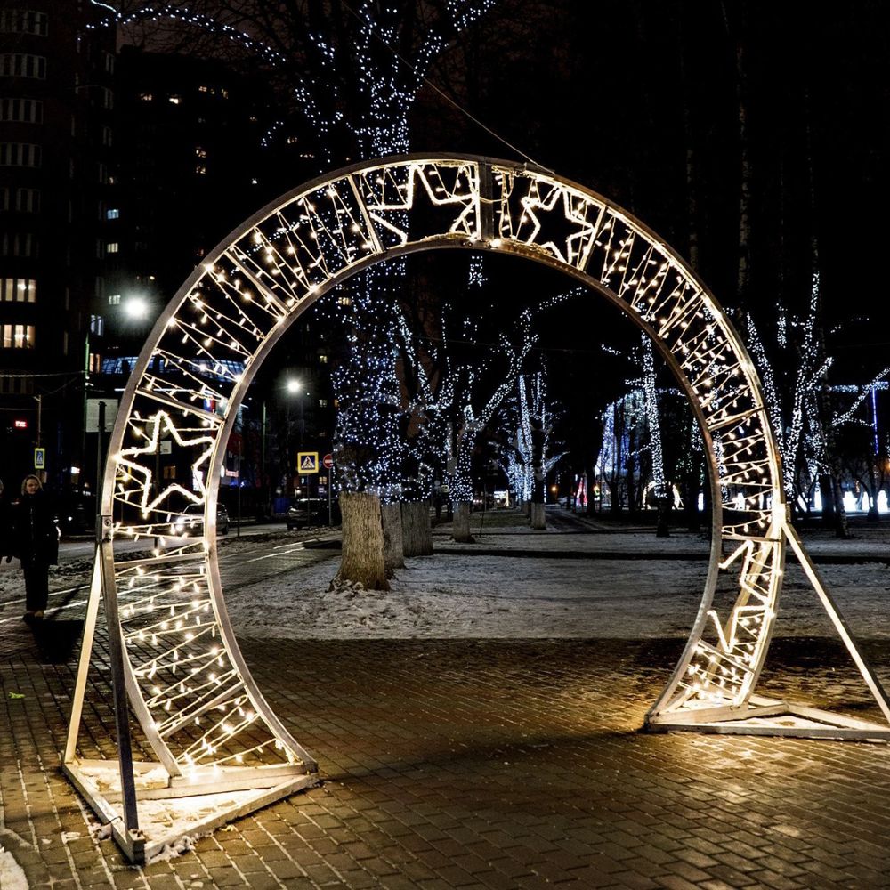 Световая арка новогодняя "Звездная"