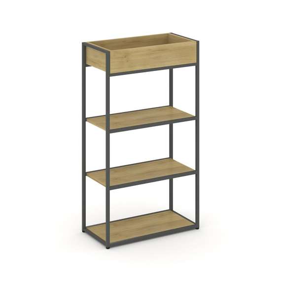 Рифт Стеллаж металлический высокий приставной RF.STM-002  696*350*1250