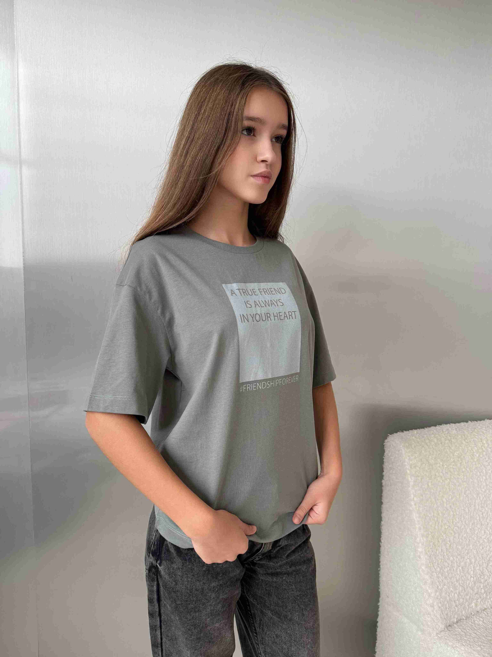 Футболка для девочки true friend