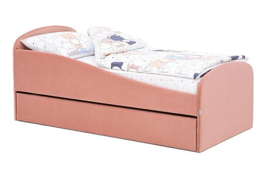 Кровать мягкая  LETMO с ящиком 1600*700  (велюр)