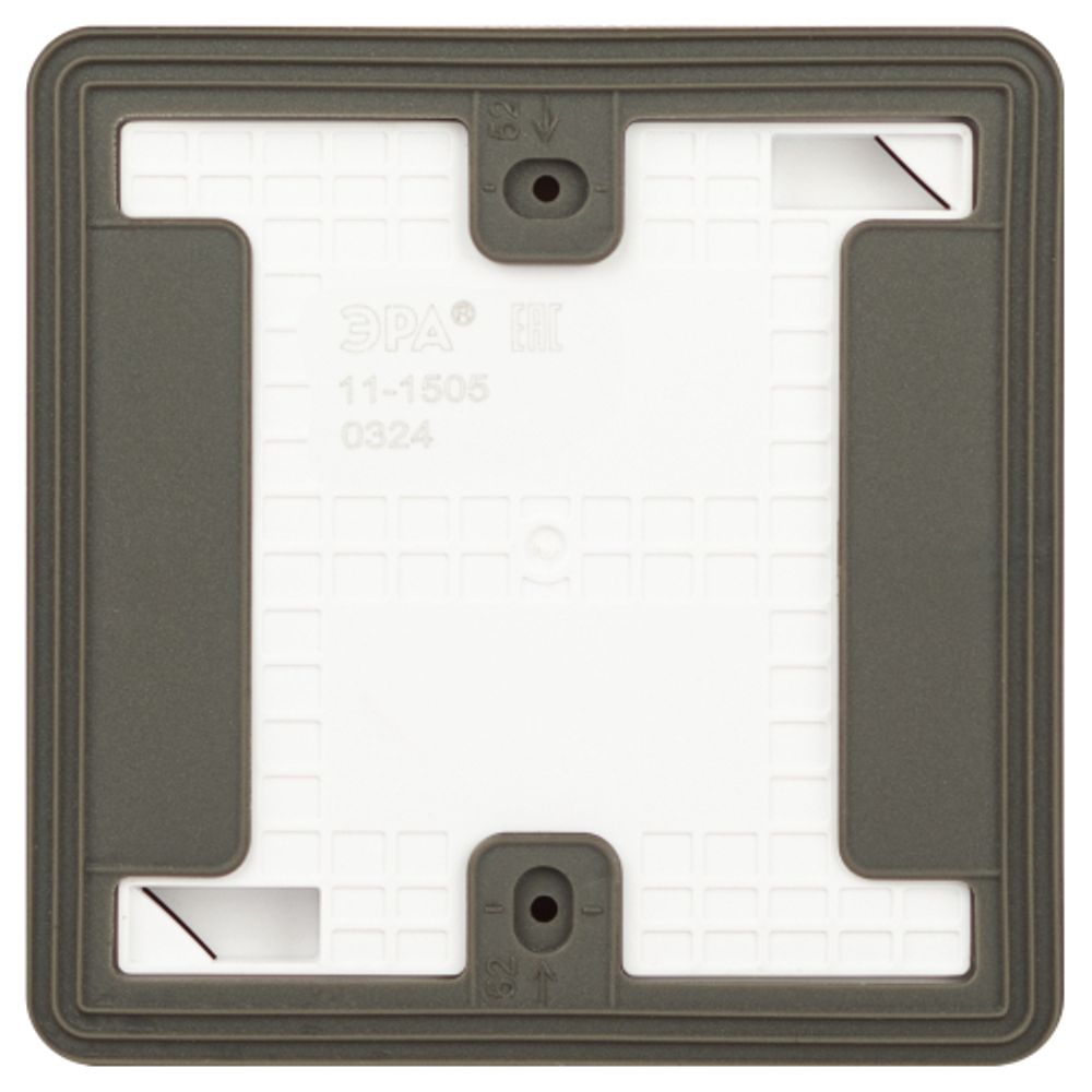 Выключатель ЭРА Эксперт 11-1505-01 двойной с подсветкой IP55, 10АХ-250В, ОУ, белый | Эра Эксперт