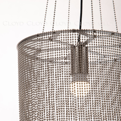 Подвесной светильник Cloyd ONASSIS P1 / Ø28 см - никель сатин (арт.11476)