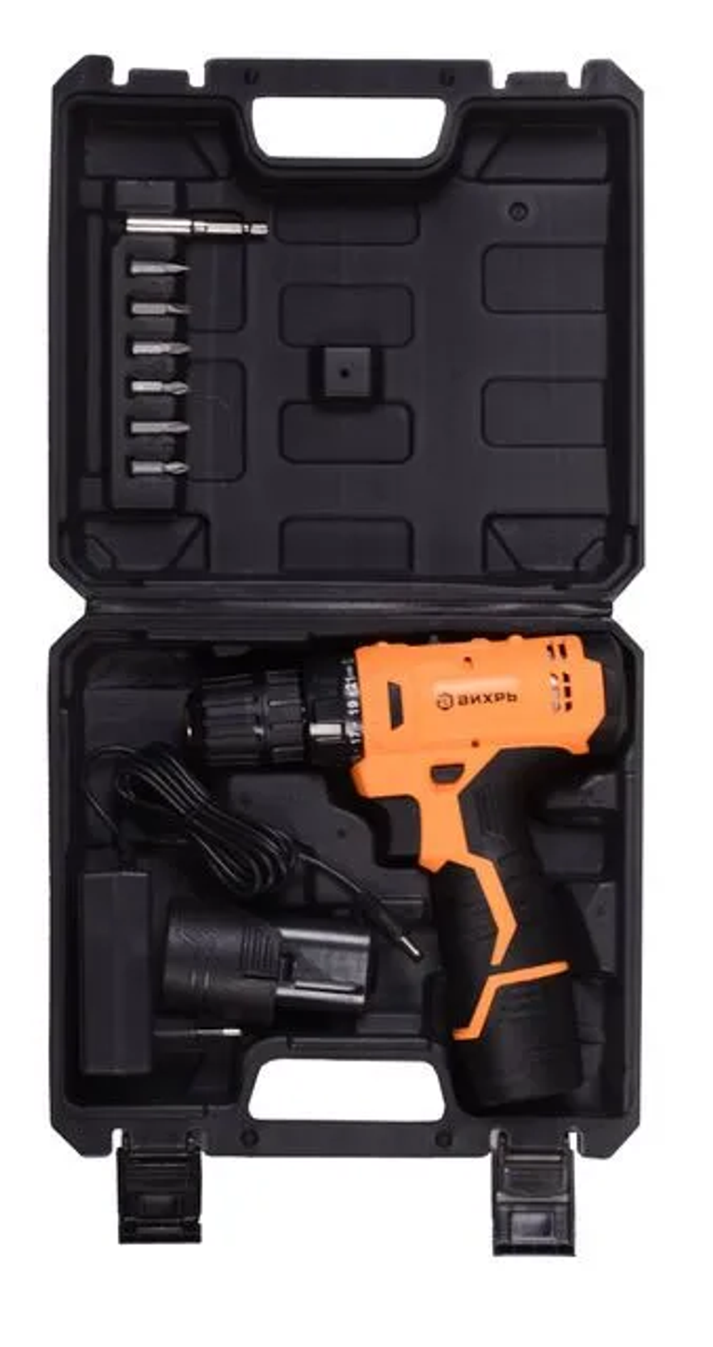 Дрель-шуруповерт аккумуляторная, 12 В, белый