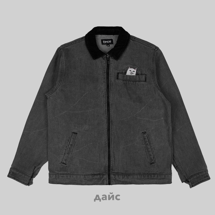 Куртка мужская Ripndip Los Feliz Denim Work Jacket артикул:RND10192 - купить в магазине Дайс